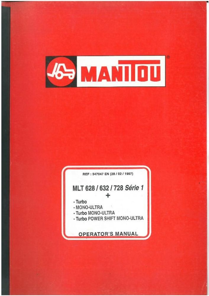 Manitou service manual