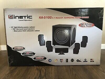 Kinetic ka-5100 5.1 speaker system home theater user manual download